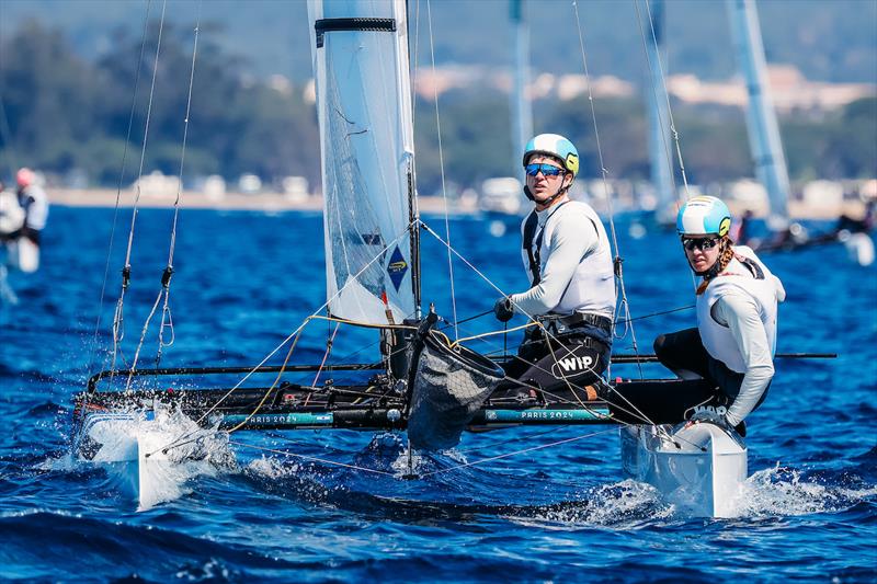 Nacra 17 - Mateo Majdalani / Eugenia Bosco (ARG)  - photo © Sailing Energy / French Olympic Week Hyères - TPM