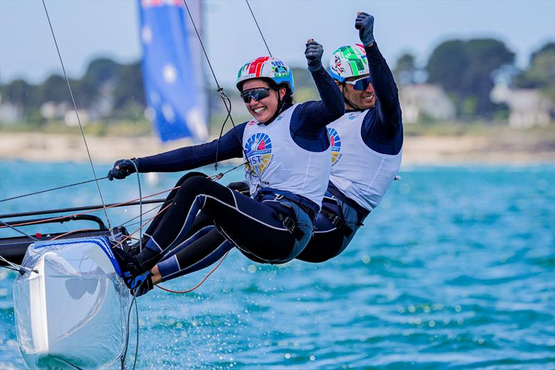 2026 49er, 49erFX & Nacra 17 Worlds at Quiberon - photo © Sailing Energy