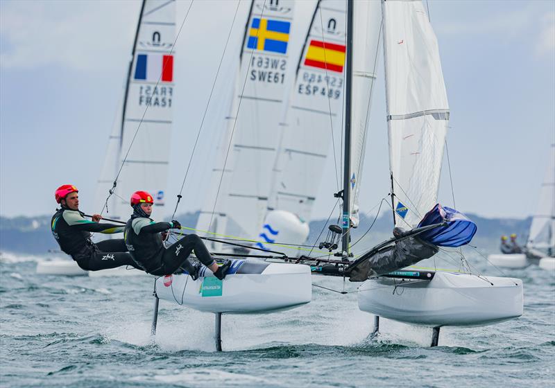 Brin Liddell and Rhiannan Brown - photo © Sailing Energy / 49er and Nacra Class