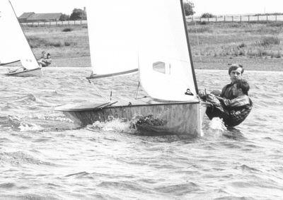 An iconic picture of an iconic dinghy - Punkarella was the result of a collaboration between Jo Richards and Nigel Waller photo copyright National 12 Class taken at  and featuring the National 12 class