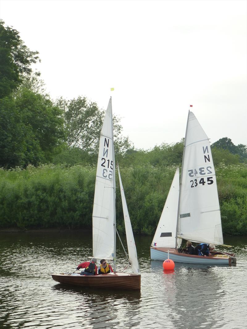 Angus Beyts and Emily Overend during the Yorkshire Ouse National 12 Open photo copyright Ian Purkiss taken at Yorkshire Ouse Sailing Club and featuring the National 12 class