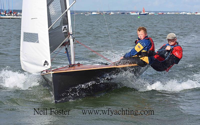 Steve Le Grys sailing his National 12 photo copyright Neil Foster / www.wfyachting.com taken at  and featuring the National 12 class