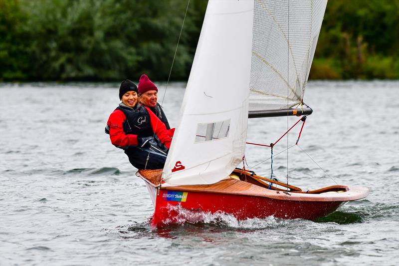 John and Alison enjoying being back out on the water during the National 12 Dinghy Shack Open at Ripon photo copyright Tony Dallimore taken at Ripon Sailing Club and featuring the National 12 class