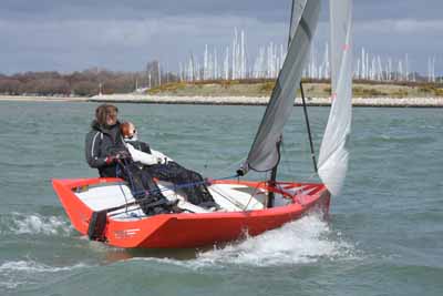 Racing during the 47th Hamble Warming Pans photo copyright Eddie Mays taken at Hamble River Sailing Club and featuring the National 12 class