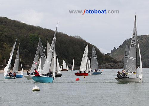 Gill National 12 Series at Salcombe photo copyright John Murrell / www.fotoboat.com taken at Salcombe Yacht Club and featuring the National 12 class