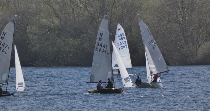 Burghfield National 12 Open photo copyright Mr Camm taken at Burghfield Sailing Club and featuring the National 12 class