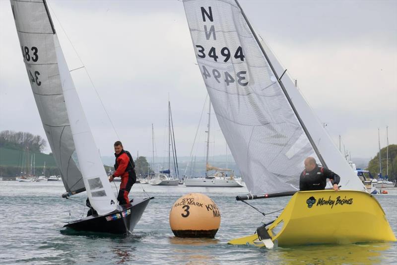 National 12 Dinghy Shack National Series at Salcombe photo copyright Lucy Burn taken at Salcombe Yacht Club and featuring the National 12 class