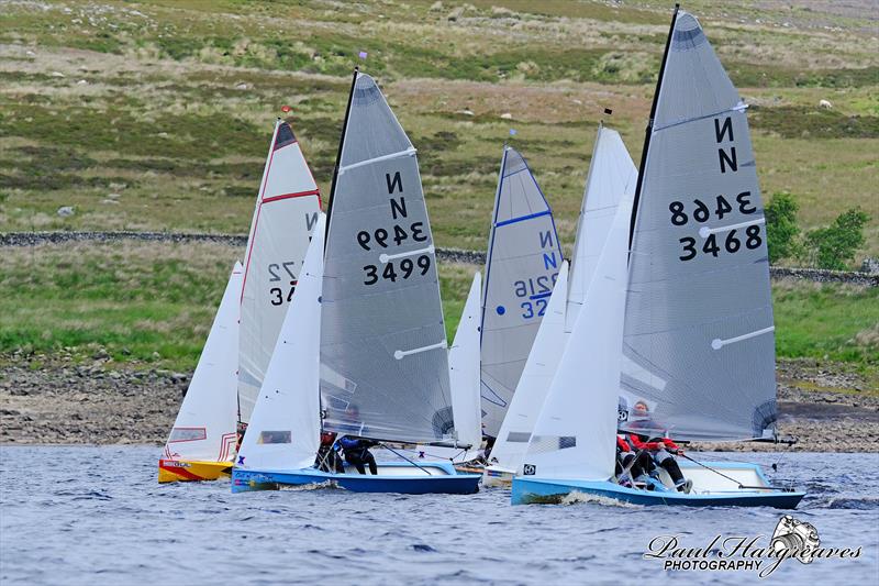 Startline action during the Yorkshire Dales National 12 Open photo copyright Paul Hargreaves Photography taken at Yorkshire Dales Sailing Club and featuring the National 12 class