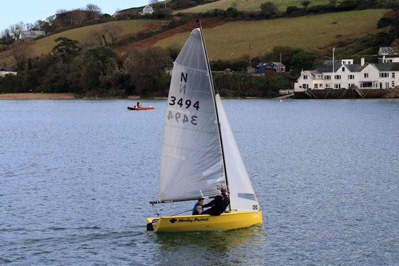 Salcombe Yacht Club Winter Series Race 3 photo copyright Lucy Burn taken at Salcombe Yacht Club and featuring the National 12 class