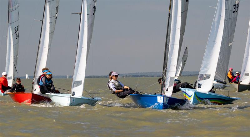 Allen National 12 Burton Week 2025 at Brightlingsea Sailing Club photo copyright Margaret Purkis taken at Brightlingsea Sailing Club and featuring the National 12 class