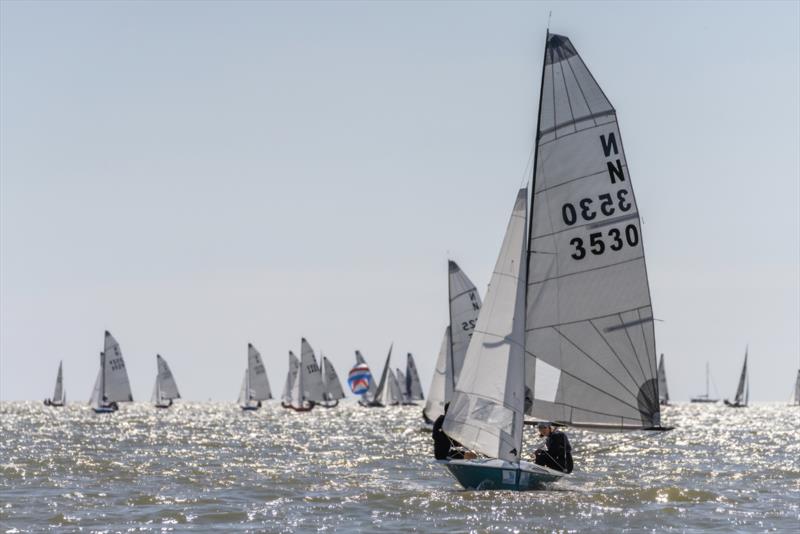 Allen National 12 Burton Week 2025 at Brightlingsea Sailing Club photo copyright David White taken at Brightlingsea Sailing Club and featuring the National 12 class