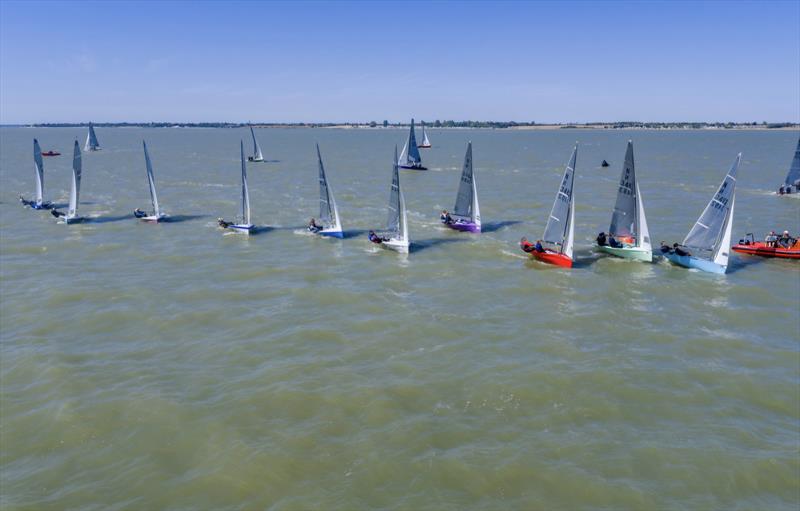 Allen National 12 Burton Week 2025 at Brightlingsea Sailing Club photo copyright David White taken at Brightlingsea Sailing Club and featuring the National 12 class
