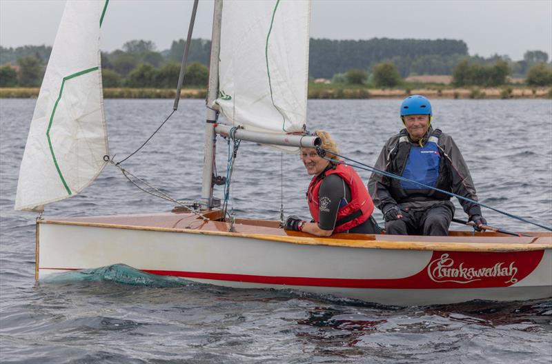 John Sears and Andrea Murphy in a vintage N12 - 40th Anniversary Regatta at Notts County - photo © David Eberlin