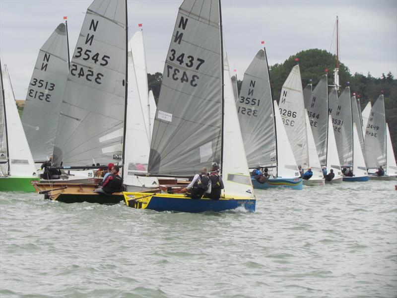 Congested start line - N12 90th Anniversary at Royal Harwich YC - photo © Brian Herring