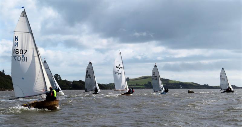 Early in Race 1, N3502, Tim and Chris Hampshire already with a good lead during the Scottish National 12 Championship at Solway Yacht Club - photo © John Sproat
