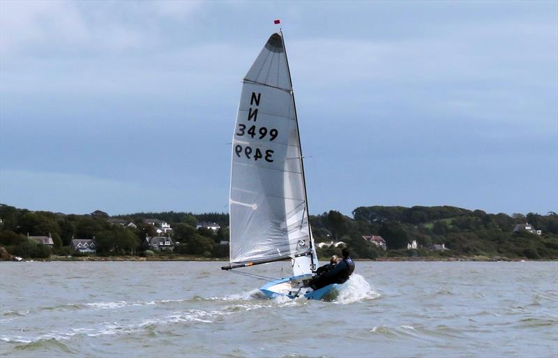  Philip David and Trudie Mitchell, powering their way to 2nd overall during the Scottish National 12 Championship at Solway Yacht Club - photo © John Sproat