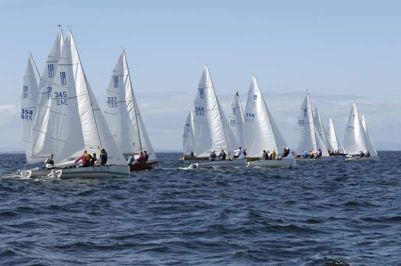 More action from the National 18 Championships at Royal Findhorn Yacht Club photo copyright Steve Arkley / www.sailshots.co.uk taken at Royal Findhorn Yacht Club and featuring the National 18 class