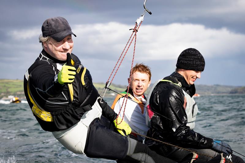 Ger Owens wins 2021 All Ireland Sailing Championship in Crosshaven photo copyright David Branigan / Oceansport taken at Royal Cork Yacht Club and featuring the National 18 class