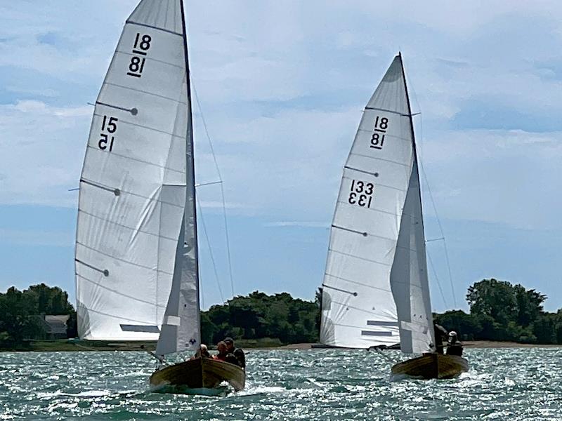 National 18 English Championships at Bosham photo copyright Alison Garrett taken at Bosham Sailing Club and featuring the National 18 class