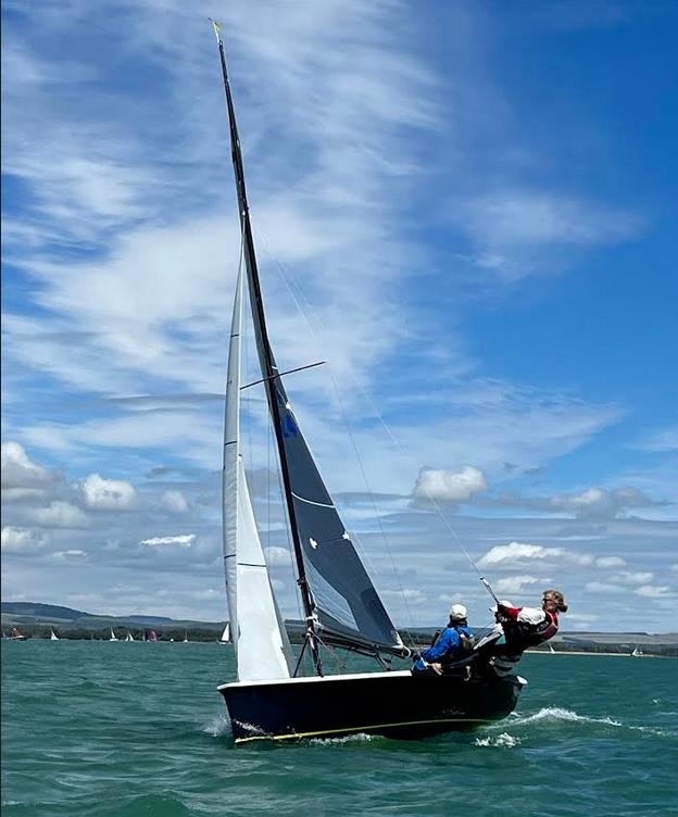 National 18 English Championships at Bosham photo copyright Alison Garrett taken at Bosham Sailing Club and featuring the National 18 class