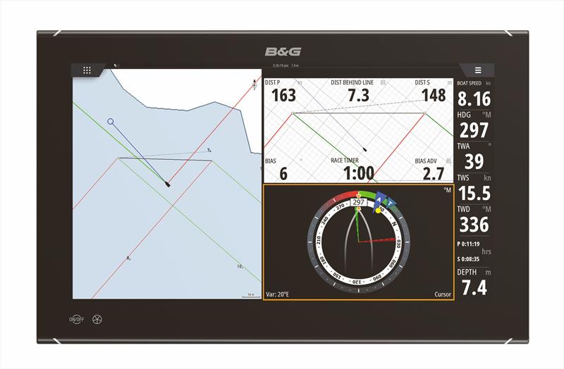 B&G new Zeus3 Glass Helm Display - photo © B&G