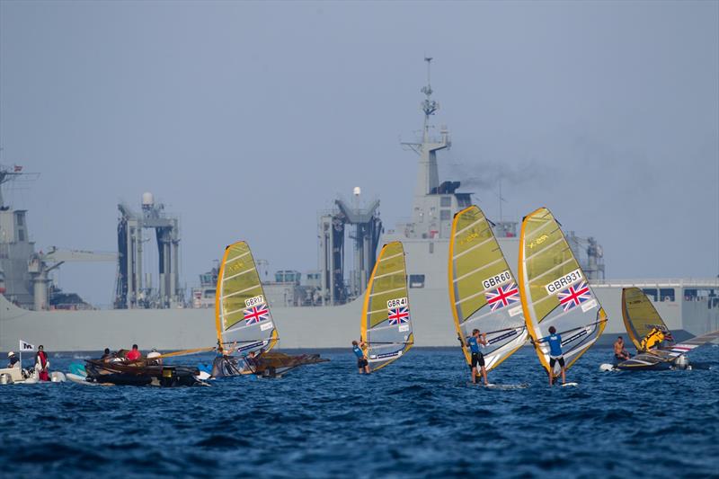ISAF Sailing World Championship day 3 photo copyright Ocean Images taken at  and featuring the RS:X class