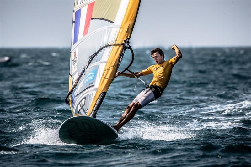 Pierre Le Coq wins the Men's RS:X World Championships photo copyright Jesus Renedo / Oman Sail taken at  and featuring the RS:X class