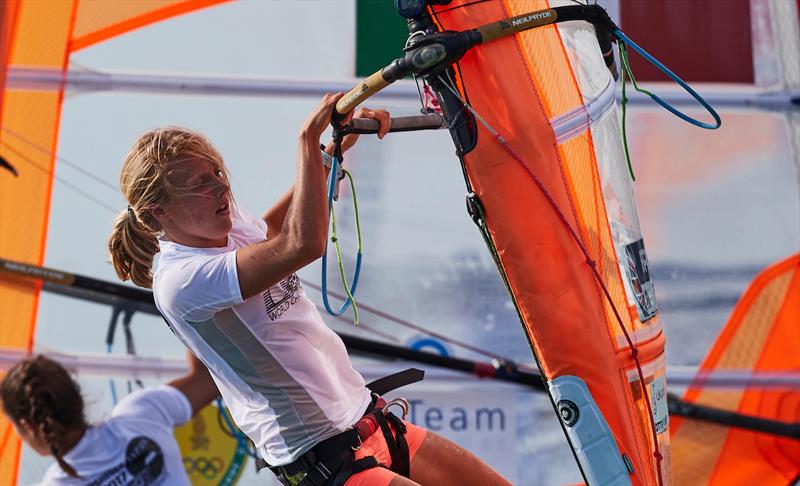 Emma Wilson during the 2017 RS:X Worlds at Enoshima, Japan photo copyright Robert Hajduk / www.Shuttersail.com taken at  and featuring the RS:X class