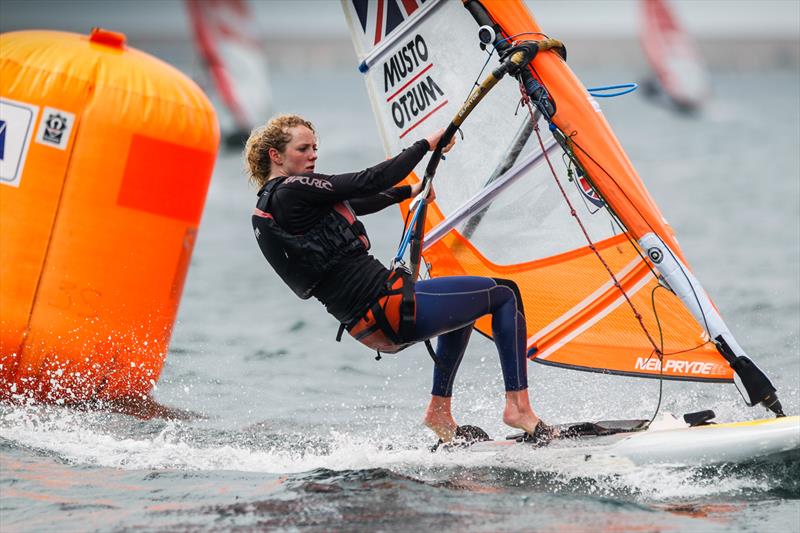 Erin Watson wins the 2018 RYA RS:X Youth National Championships at Weymouth - photo © Paul Wyeth / RYA