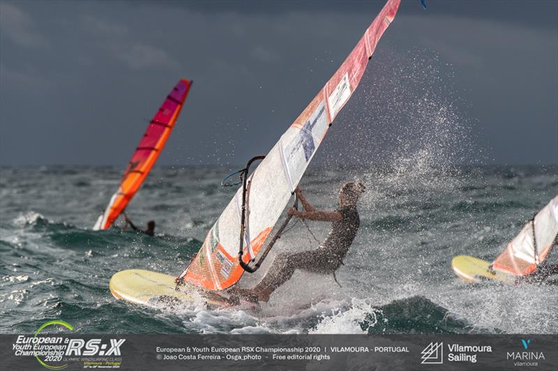 RS:X Europeans at Vilamoura, Portugal day 2 photo copyright Joao Costa Ferreira / Osga_photo taken at  and featuring the RS:X class