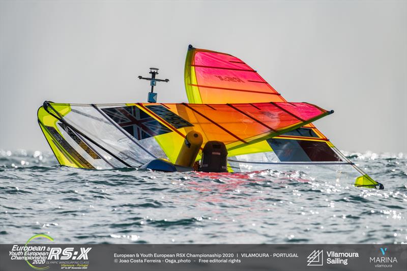 RS:X Europeans at Vilamoura, Portugal day 3 photo copyright Joao Costa Ferreira / Osga_photo taken at  and featuring the RS:X class