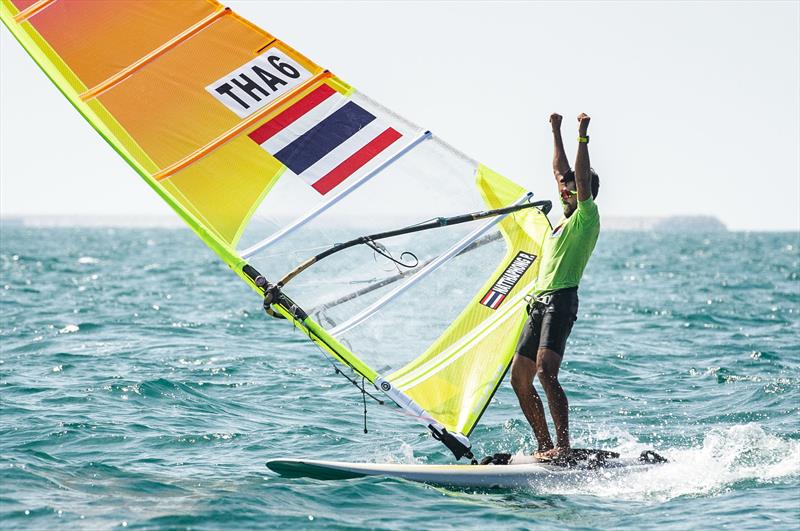 Mussanah Open Championship final day photo copyright Oman Sail taken at  and featuring the RS:X class