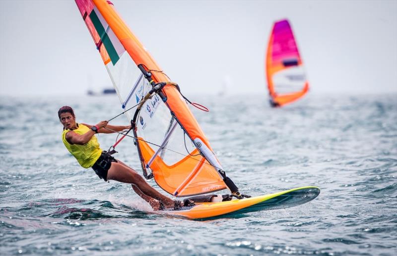 Italian Girls RS:X sailor - Giorgia Speciale at the Youth Sailing Worlds in Sanya photo copyright Jesus Renedo / Sailing Energy / World Sailing taken at  and featuring the RS:X class