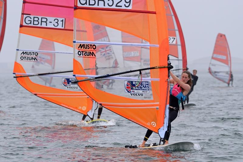 Islay Watson in action photo copyright Rick Tomlinson / RYA taken at Royal Yachting Association and featuring the RS:X class