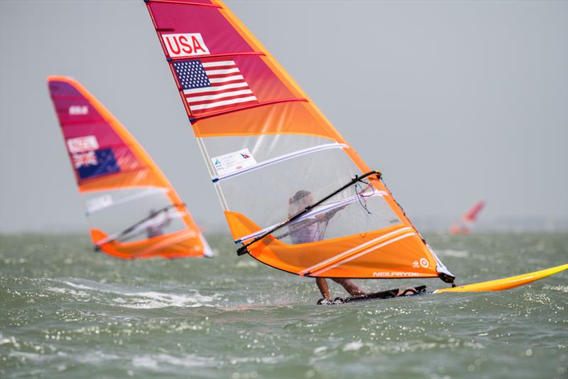 Womens RS:X - Youth Worlds 2018, Corpus Christi - Day 1 photo copyright Jen Edney / World Sailing taken at  and featuring the RS:X class