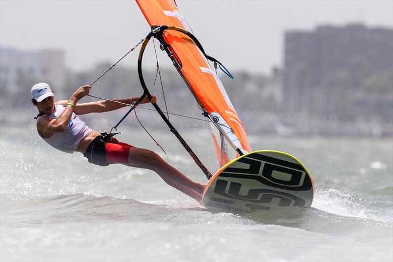 Mens RS:X - Youth Worlds 2018, Corpus Christi - Day 1 photo copyright Jen Edney / World Sailing taken at  and featuring the RS:X class