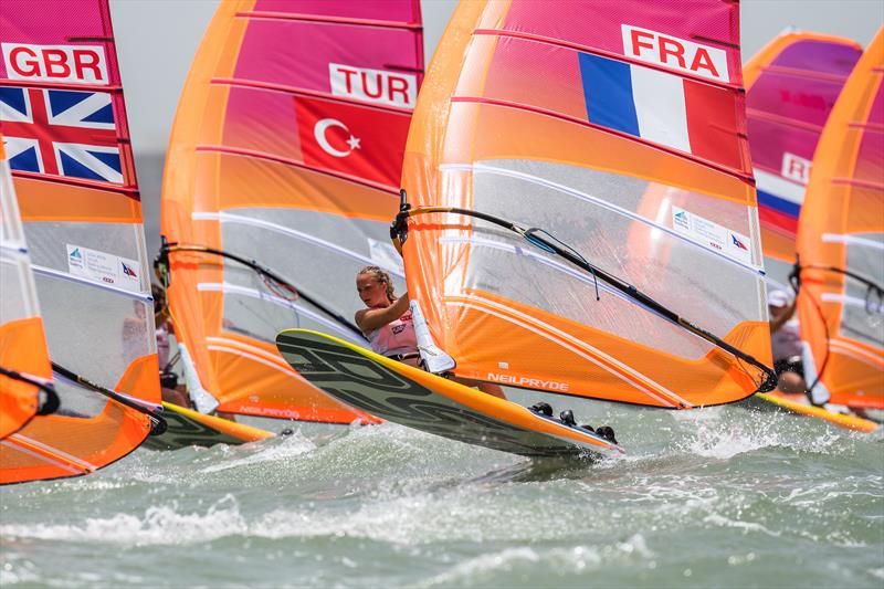 Womens RS:X - Youth Worlds 2018, Corpus Christi - Day 1 - photo © Jen Edney / World Sailing