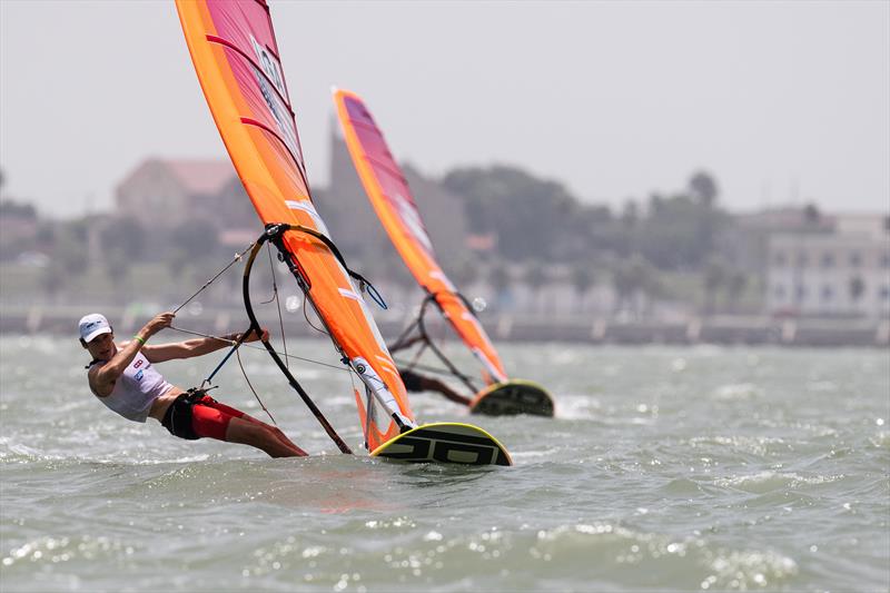 Mens RS:X - Youth Worlds 2018, Corpus Christi - Day 1 photo copyright Jen Edney / World Sailing taken at  and featuring the RS:X class