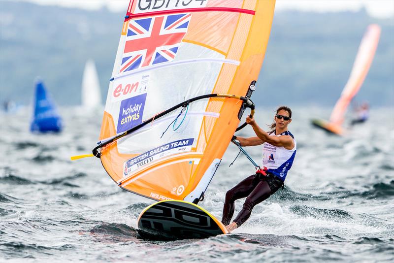 Bryony Shaw on day 5 of Hempel Sailing World Championships Aarhus 2018 photo copyright Sailing Energy / World Sailing taken at Sailing Aarhus and featuring the RS:X class