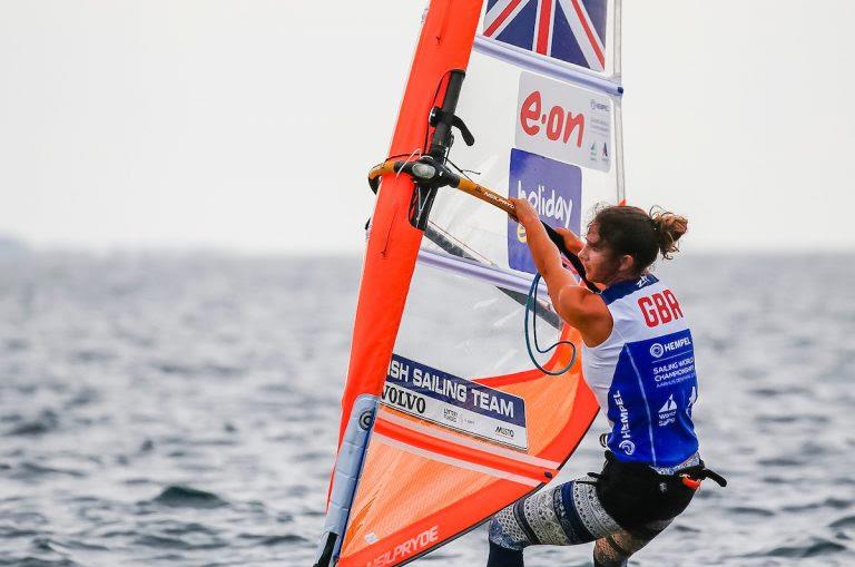 Great Britain's Bryony Shaw - Sailing Worlds Aarhus 2018 - photo © Jesus Renedo/Sailing Energy/Aarhus 2018