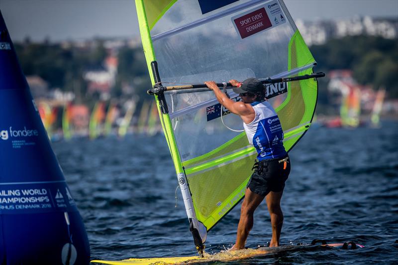 Antonio Cozzolino (NZL) - RS:X - Hempel Sailing World Championships, Aarhus, Denmark, August 2018 - photo © Sailing Energy / World Sailing