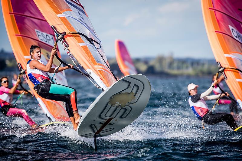 Womens RS:X - Day 10 - Hempel Sailing World Championships, Aarhus, Denmark, August 10, 2018 photo copyright Sailing Energy / World Sailing taken at  and featuring the RS:X class