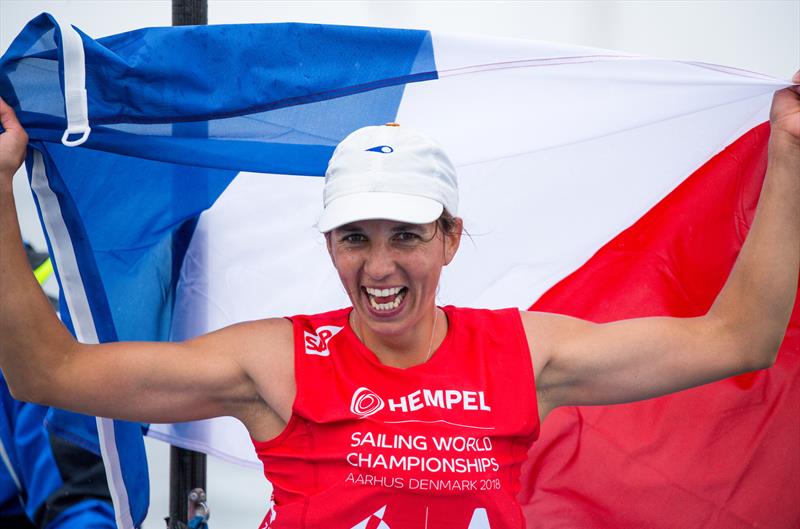 Charline Picon (FRA) - RS:X - Day 11 - Hempel Sailing World Championships, Aarhus, Denmark, August 2018 - photo © Sailing Energy / World Sailing