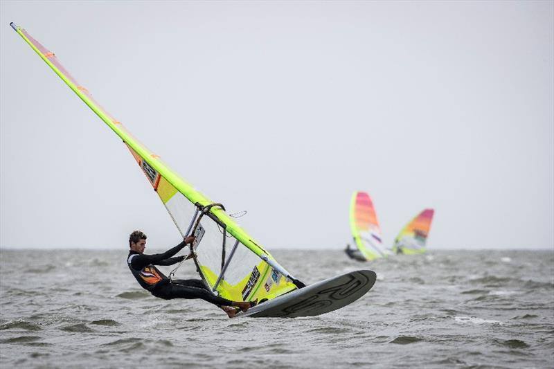 Kiran Badloe (NED), RS:X Men - Medemblik Regatta Nautical Festival, Day 1 photo copyright Sander van der Borch taken at  and featuring the RS:X class