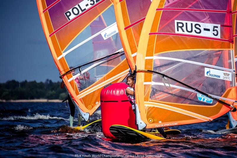 2019 RS:X Youth World Championship - Day 1 photo copyright Anya Semeniouk taken at Yacht Club of Saint-Petersburg and featuring the RS:X class