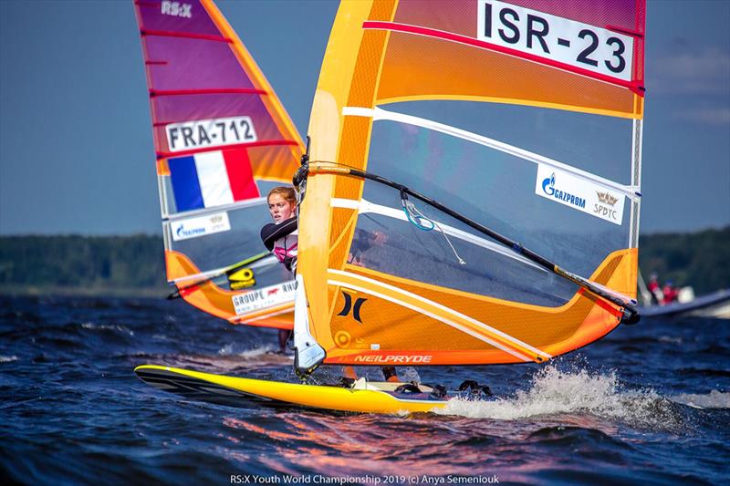 2019 RS:X Youth World Championship - Day 1 photo copyright Anya Semeniouk taken at Yacht Club of Saint-Petersburg and featuring the RS:X class