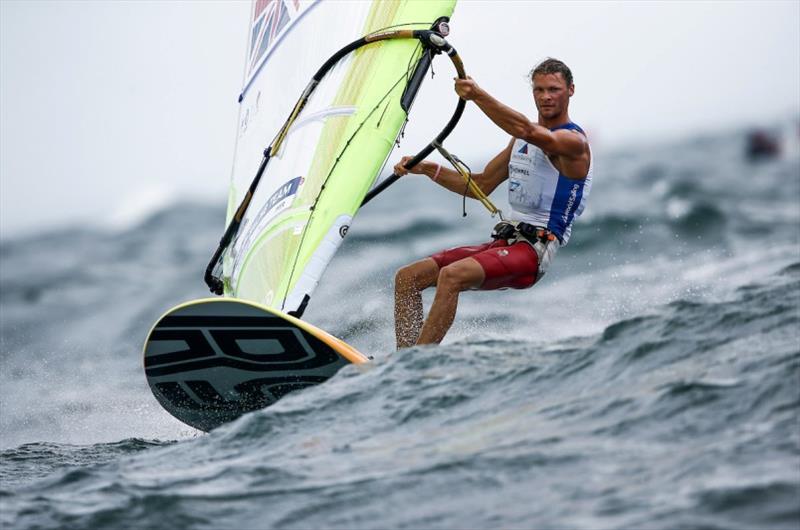 Tom Squires - Hempel World Cup Series Enoshima, Day 3 photo copyright Sailing Energy / World Sailing taken at  and featuring the RS:X class