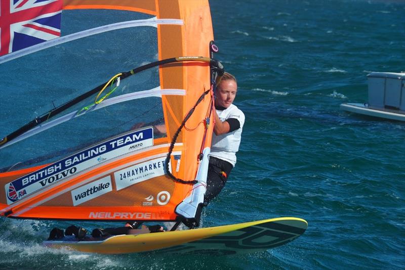 Emma Wilson - 2020 RS:X Windsurfing World Championships, Day 2 photo copyright Caitlin Baxter / RS:X class taken at Sorrento Sailing Couta Boat Club and featuring the RS:X class