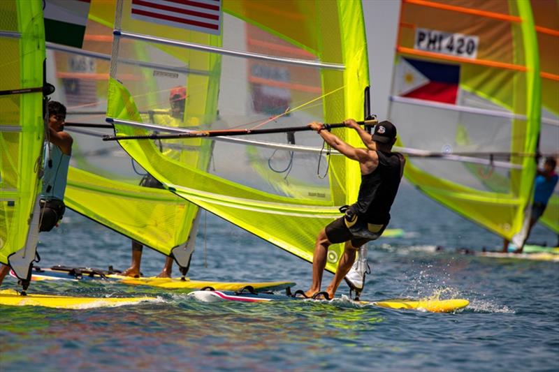 2021 Mussanah Open Championship photo copyright Oman Sail taken at  and featuring the RS:X class