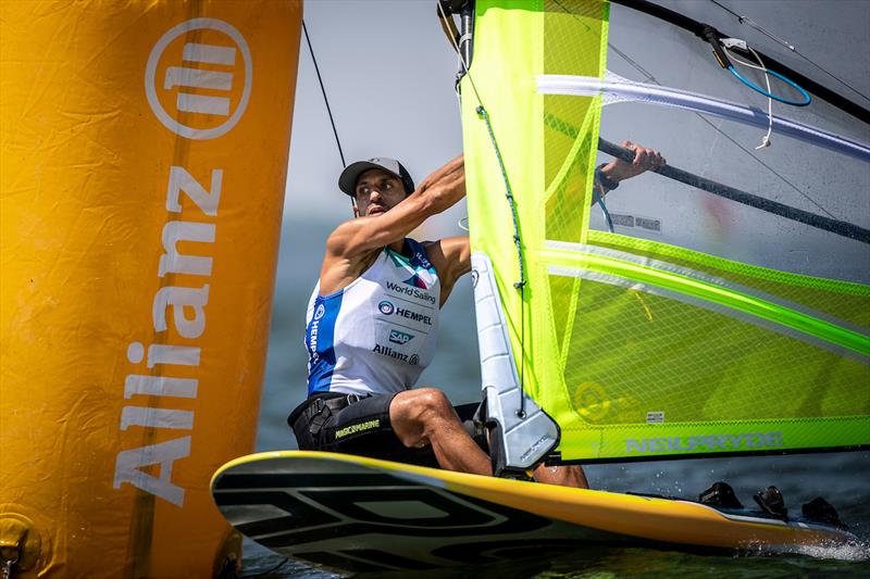 Hempel World Cup Series - Allianz Regatta in Medemblik day 2 photo copyright Sander van der Borch / Allianz Regatta taken at Regatta Center Medemblik and featuring the RS:X class